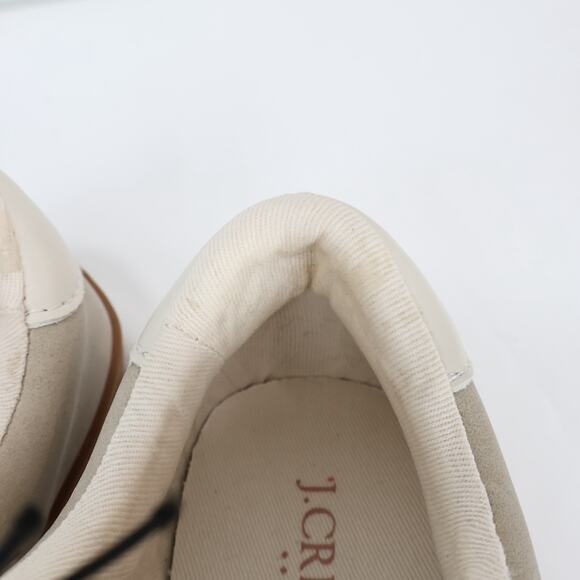 NWT J.Crew Crewcuts Boys' Court Sneakers Natural Combo Size K12 - Picture 8 of 11